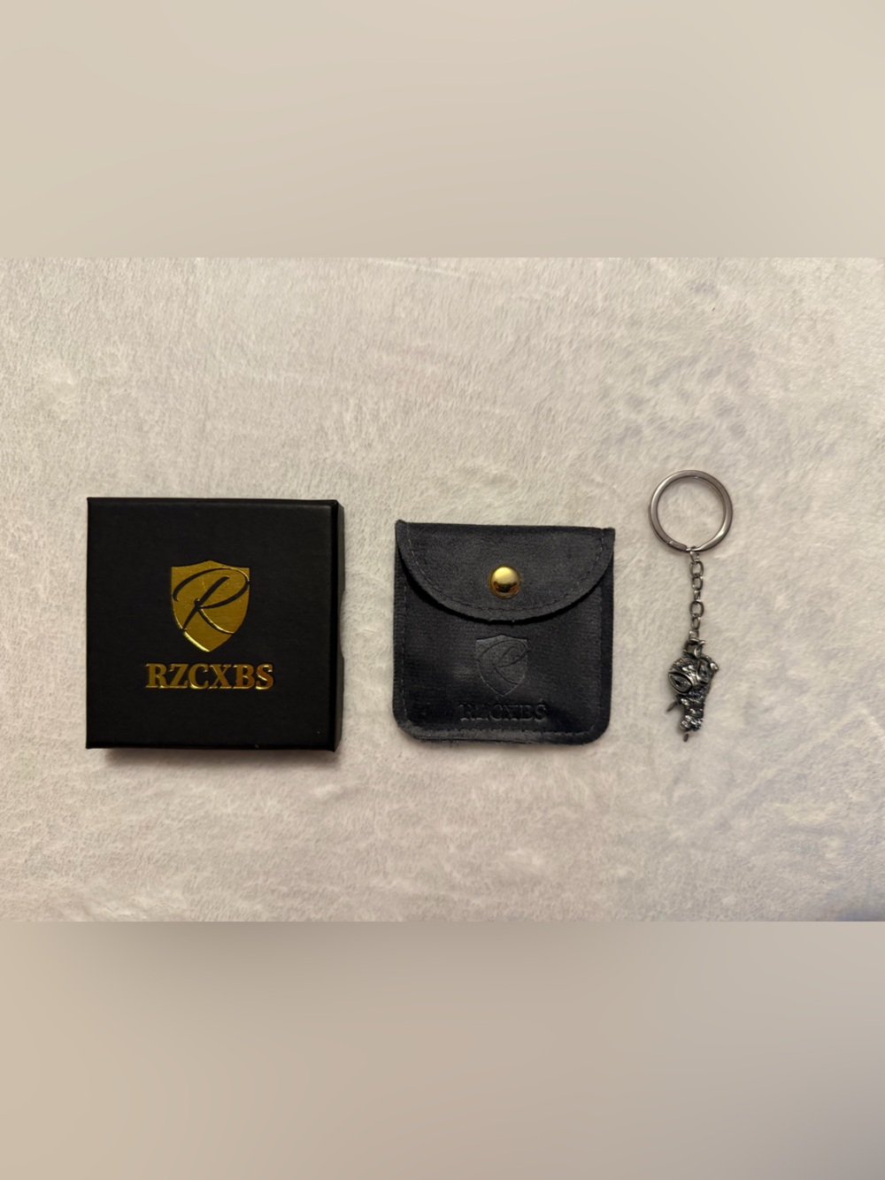 RZCXBS Spiderman Keychain for Backpack Brass and S925 Silver